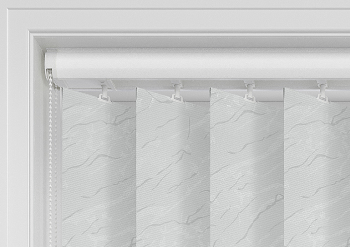 Rapture (Blackout), Mist Grey - Vertical Blind - Image 12